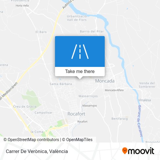 Carrer De Verònica map