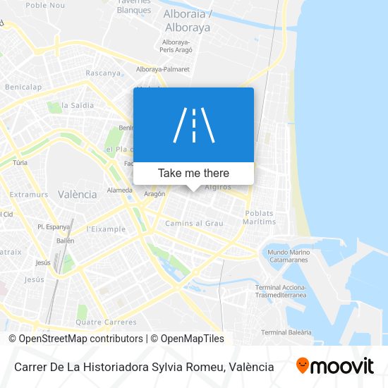 Carrer De La Historiadora Sylvia Romeu map