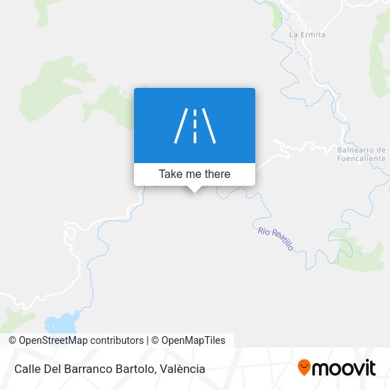 Calle Del Barranco Bartolo map
