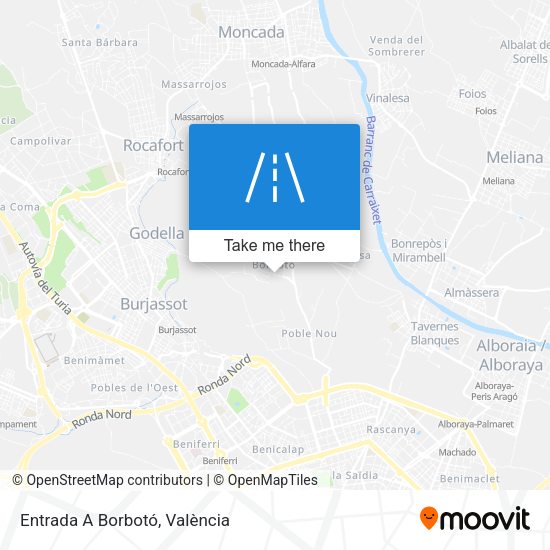 Entrada A Borbotó map