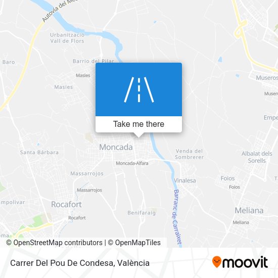Carrer Del Pou De Condesa map