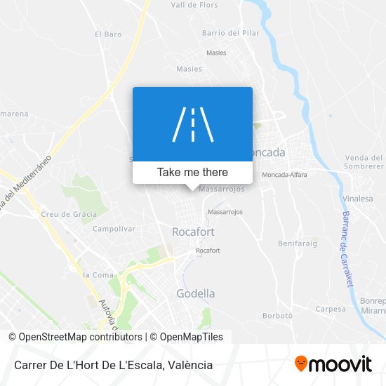 Carrer De L'Hort De L'Escala map