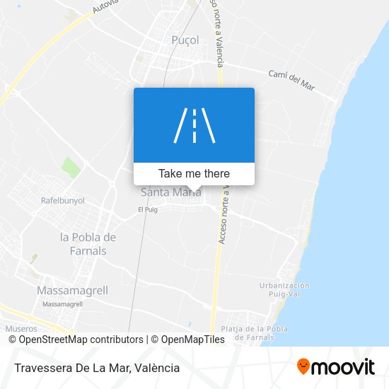 Travessera De La Mar map