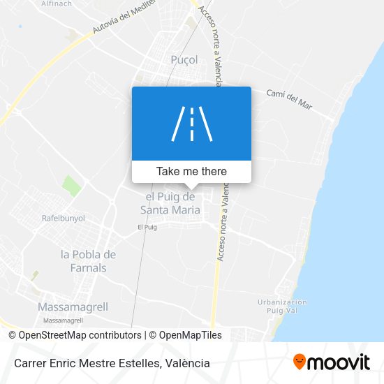Carrer Enric Mestre Estelles map