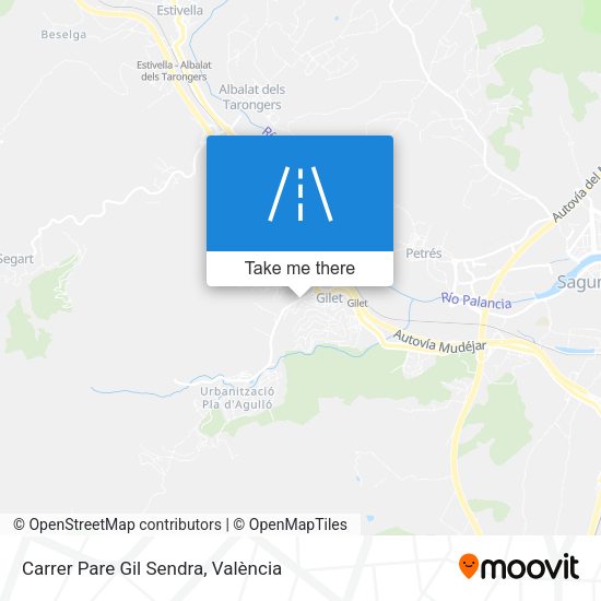 Carrer Pare Gil Sendra map