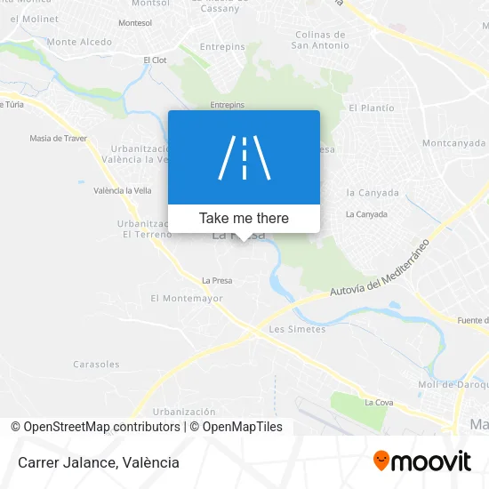 Carrer Jalance map