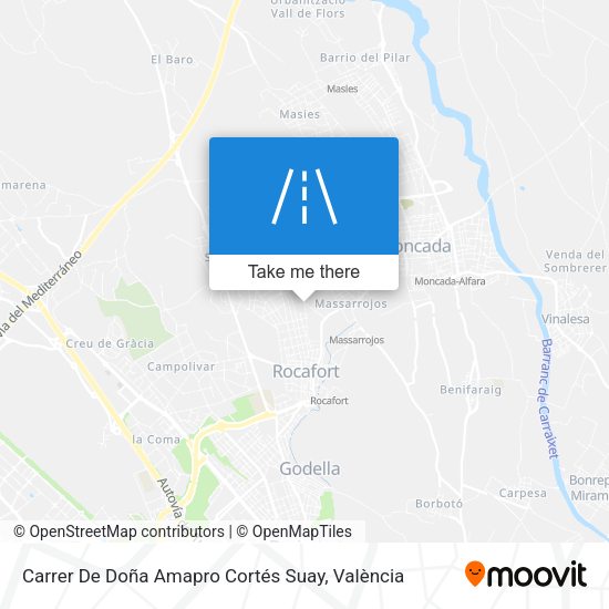 Carrer De Doña Amapro Cortés Suay map