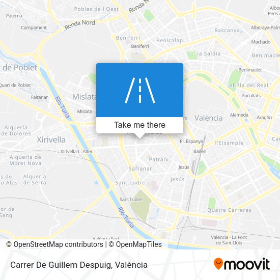 Carrer De Guillem Despuig map
