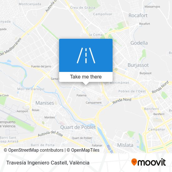 Travesía Ingeniero Castell map