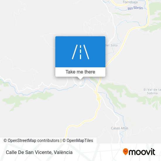 Calle De San Vicente map