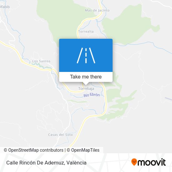 Calle Rincón De Ademuz map