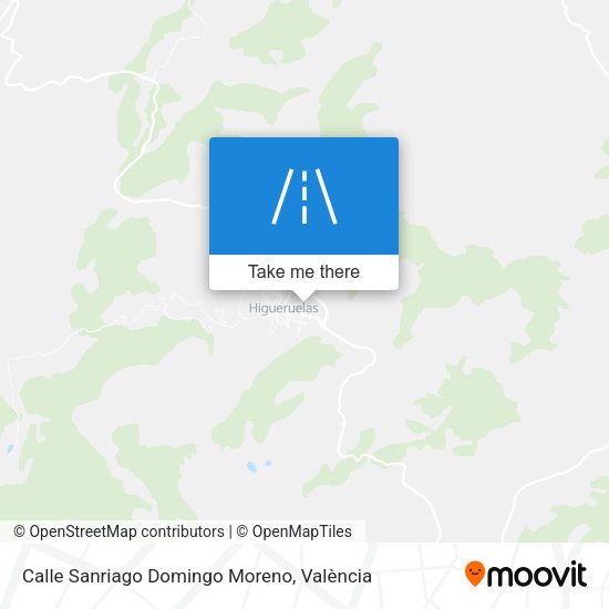 Calle Sanriago Domingo Moreno map