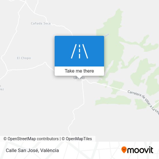 Calle San José map