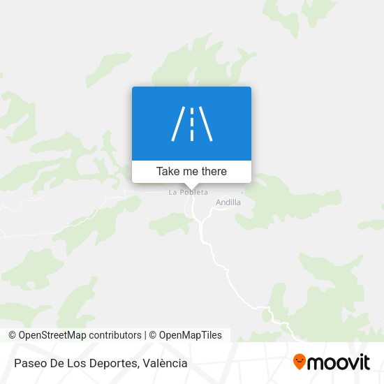 Paseo De Los Deportes map