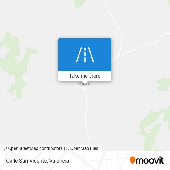 Calle San Vicente map