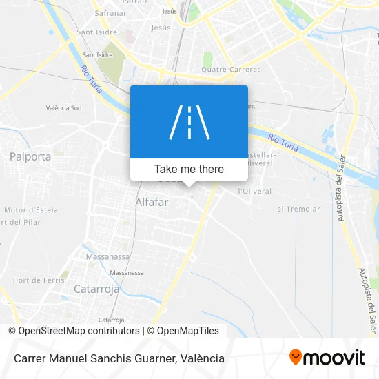 Carrer Manuel Sanchis Guarner map