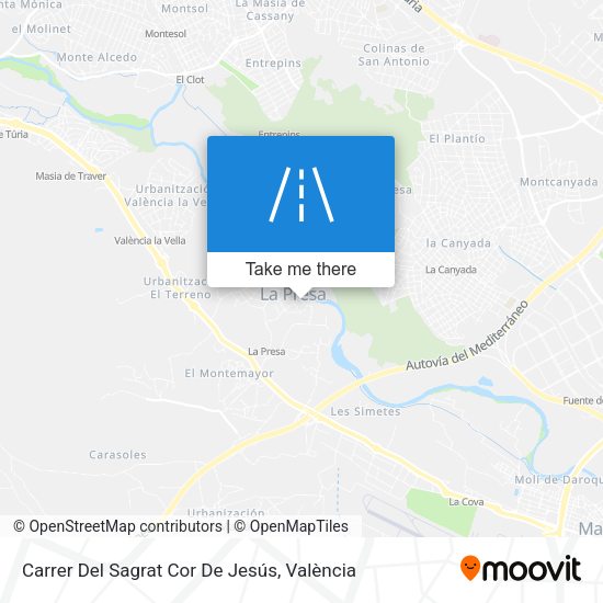 Carrer Del Sagrat Cor De Jesús map