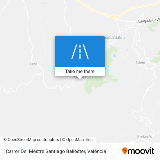 Carrer Del Mestre Santiago Ballester map