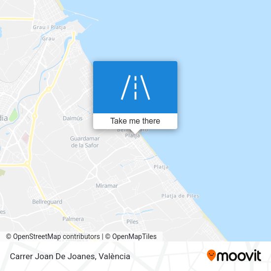 Carrer Joan De Joanes map