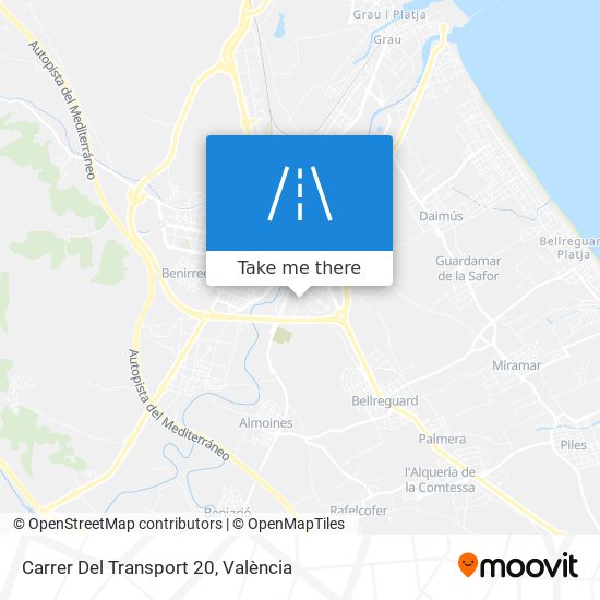 mapa Carrer Del Transport 20