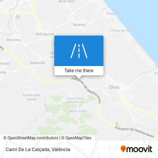 Camí De La Calçada map