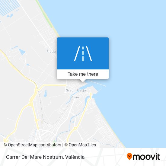 Carrer Del Mare Nostrum map