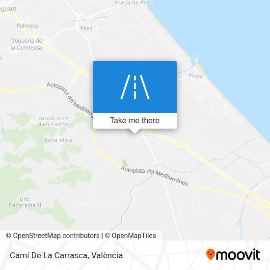 Camí De La Carrasca map