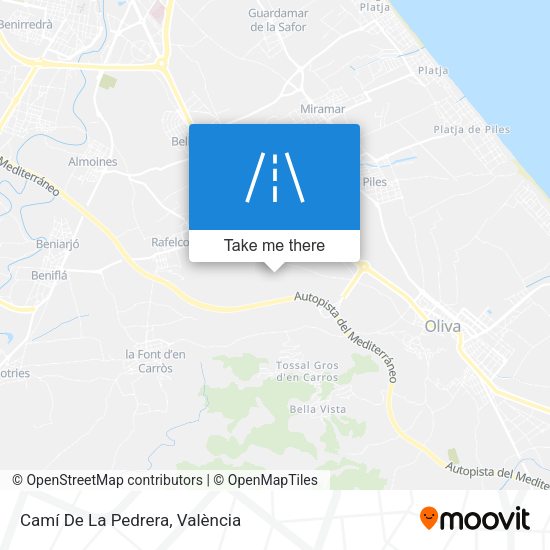Camí De La Pedrera map
