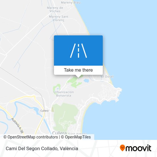 Cami Del Segon Collado map