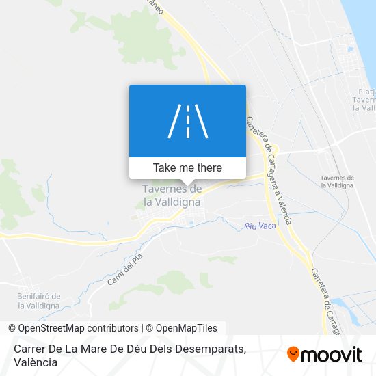 Carrer De La Mare De Déu Dels Desemparats map