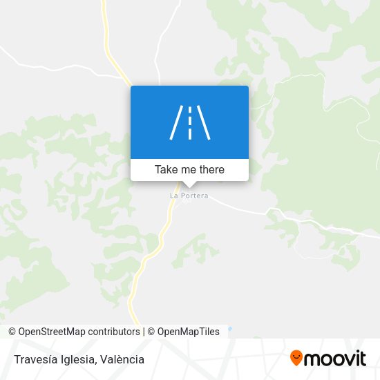 Travesía Iglesia map
