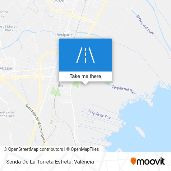 Senda De La Torreta Estreta map