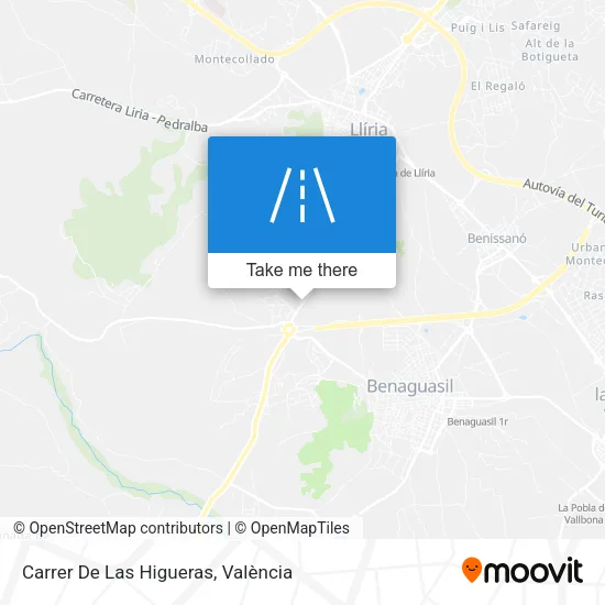 Carrer De Las Higueras map