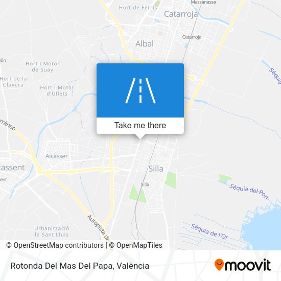 Rotonda Del Mas Del Papa map