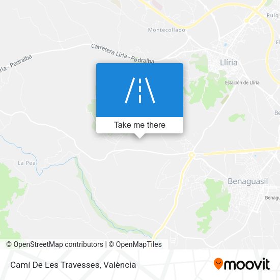 Camí De Les Travesses map