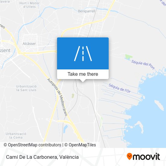 Camí De La Carbonera map