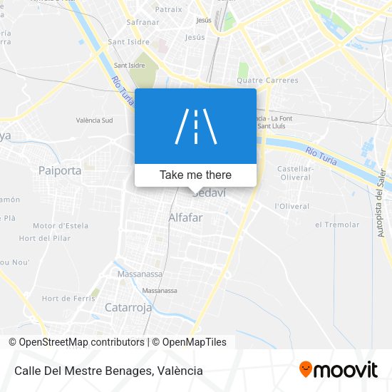 Calle Del Mestre Benages map