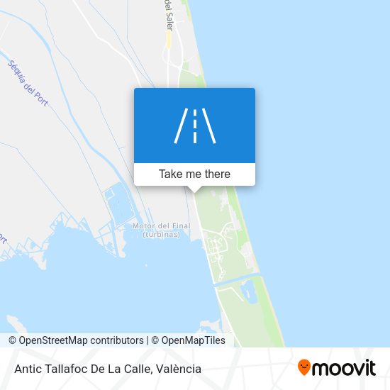 Antic Tallafoc De La Calle map