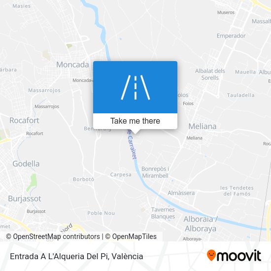 Entrada A L'Alqueria Del Pi map