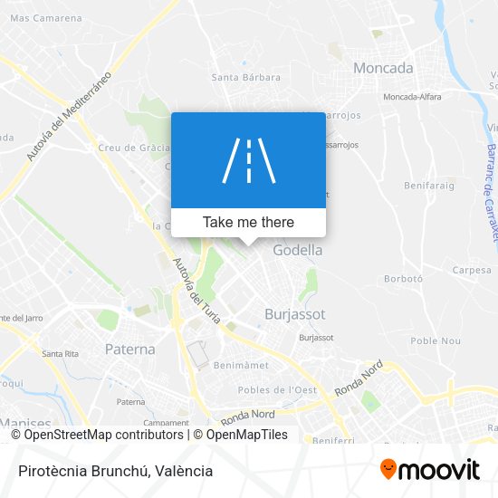 Pirotècnia Brunchú map