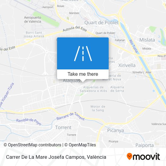 Carrer De La Mare Josefa Campos map