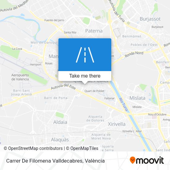 Carrer De Filomena Valldecabres map