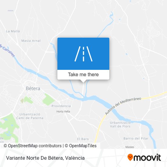 Variante Norte De Bétera map