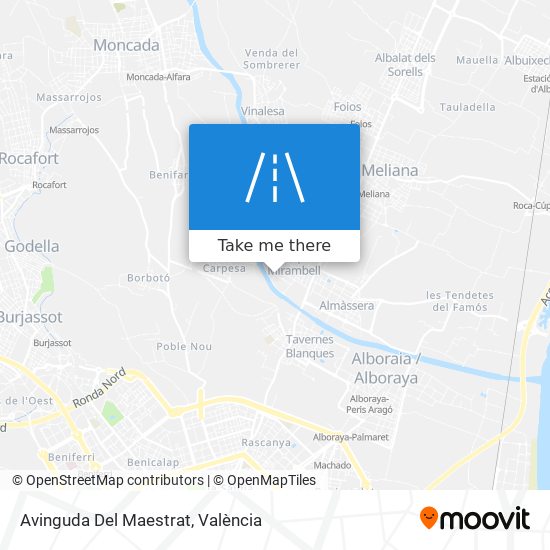 Avinguda Del Maestrat map