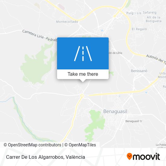 Carrer De Los Algarrobos map
