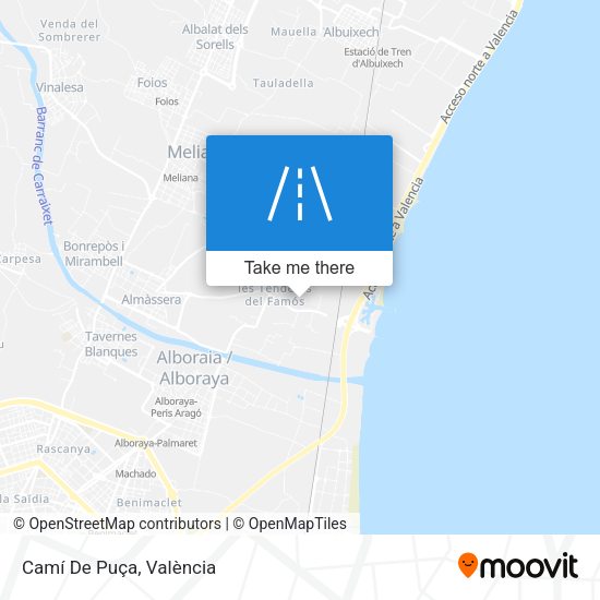 Camí De Puça map