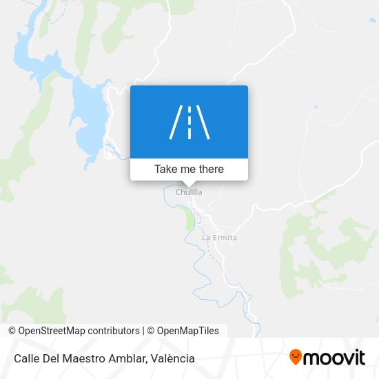 Calle Del Maestro Amblar map