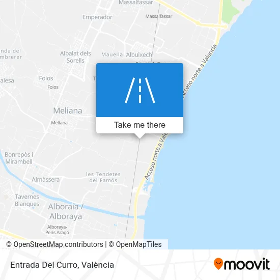 Entrada Del Curro map