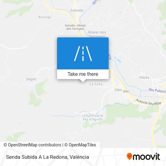 Senda Subida A La Redona map