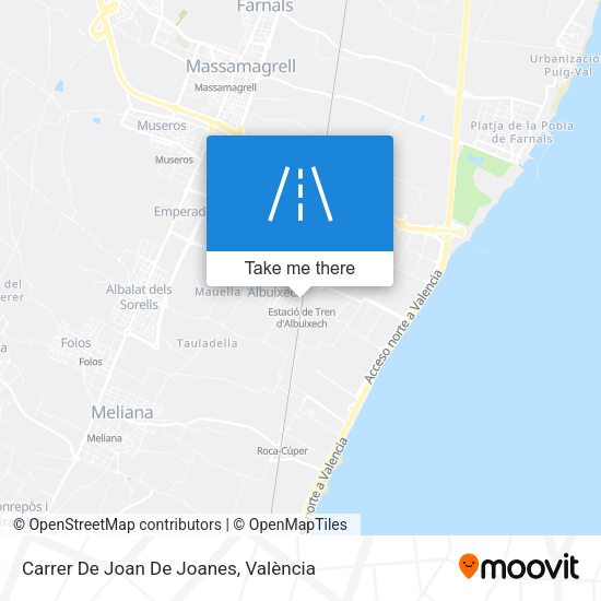 Carrer De Joan De Joanes map
